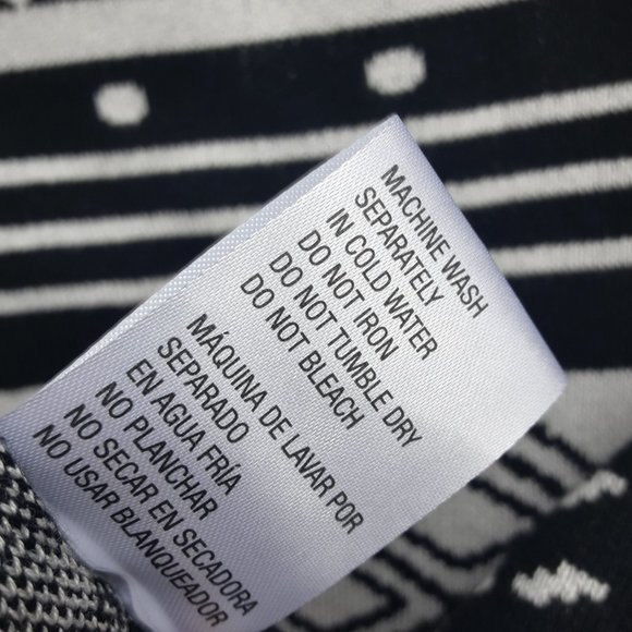 Animal Print Dress Body Con Rayon Knit Gorgeous Wild Black and White Print - Picture 13 of 16